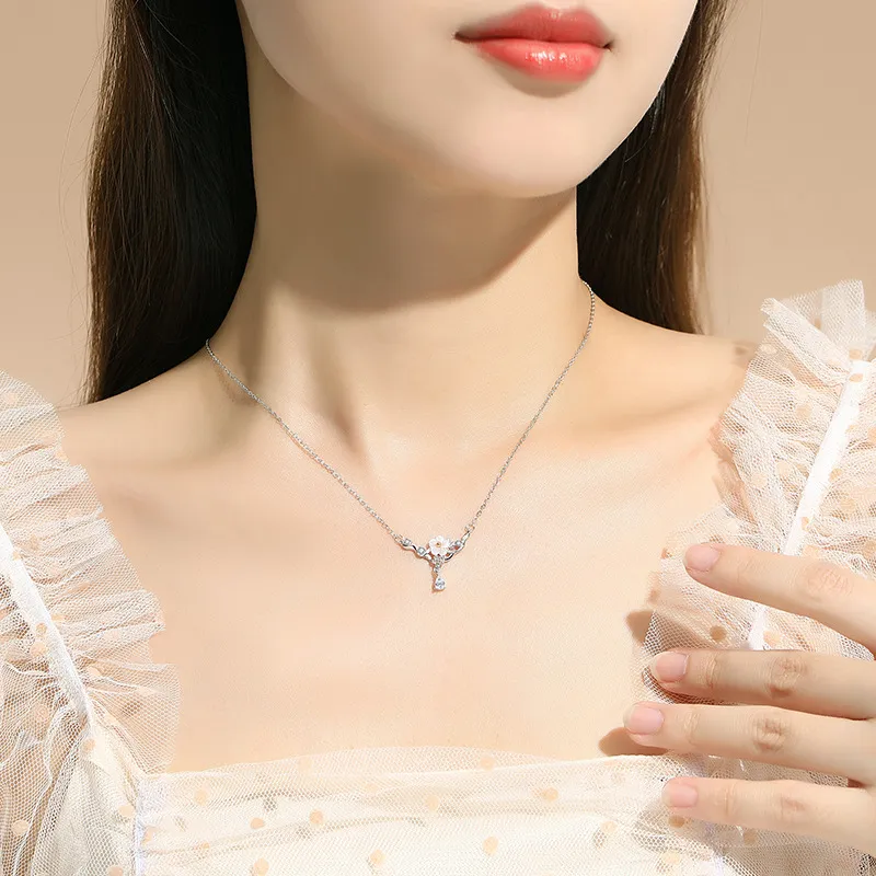 KEMLAIDA 925 Sterling Silver Necklaces Women's-2