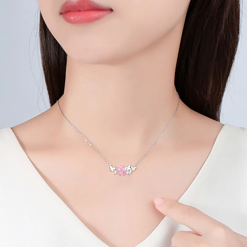 KEMLAIDA 925 Sterling Silver Necklaces Women's-2