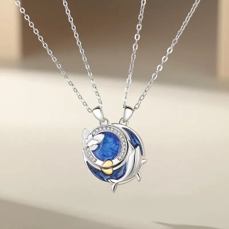 KEMLAIDA 925 Sterling Silver Necklaces Unisex-2