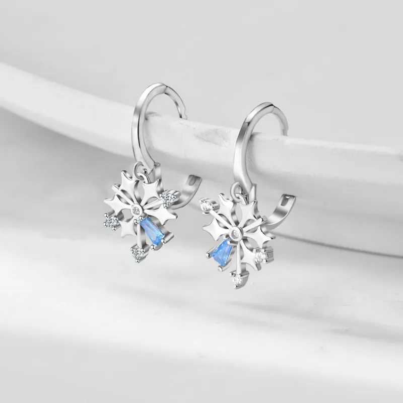 KEMLAIDA 925 Sterling Silver Earrings Women's-5