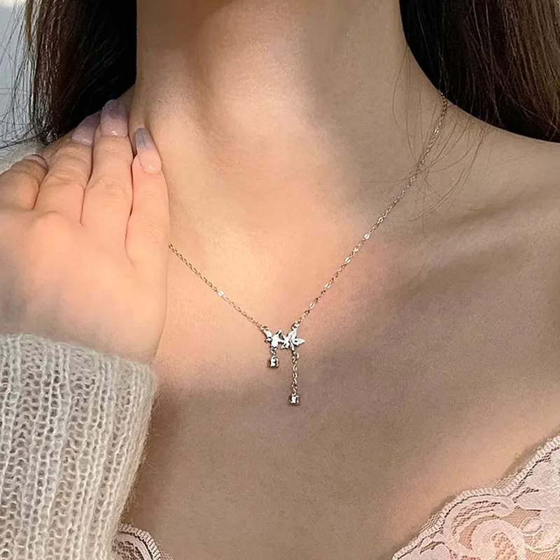 KEMLAIDA 999 Fine Silver Necklaces Women's-2