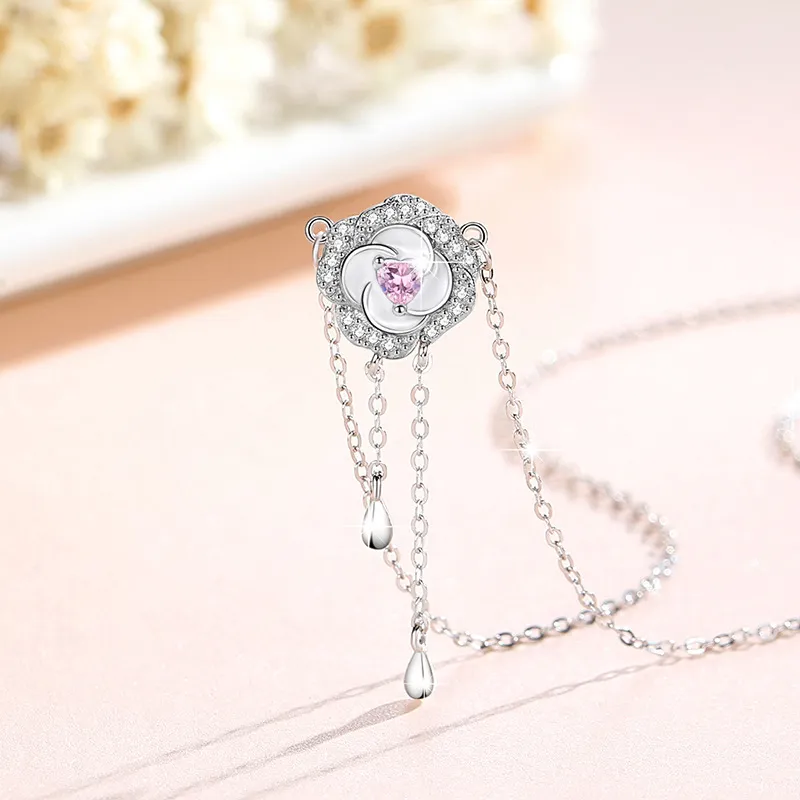 KEMLAIDA S925 Silver Necklaces Women's-3