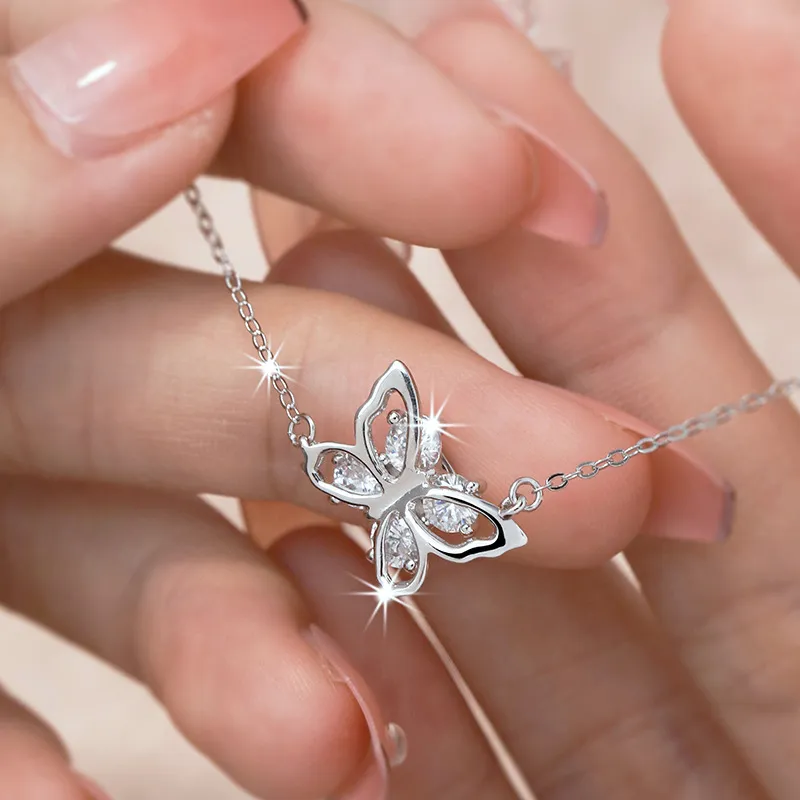 KEMLAIDA 925 Sterling Silver Necklaces Women's-2