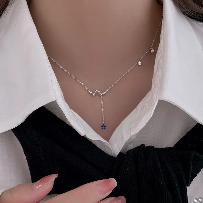 KEMLAIDA S925 Silver Necklaces Women's-3