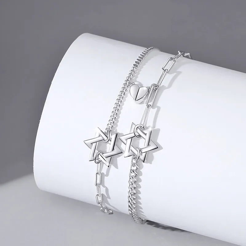 KEMLAIDA S925 Silver Bracelets Unisex-3