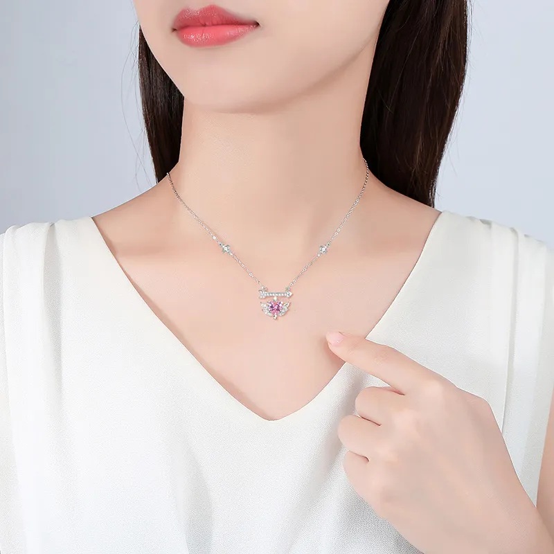 KEMLAIDA S925 Sterling Silver Necklaces Women's-4