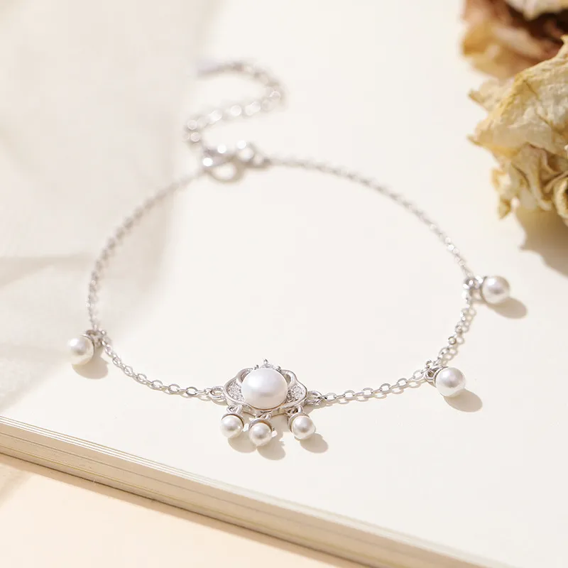 KEMLAIDA 925 Sterling Silver Bracelets Women's-2