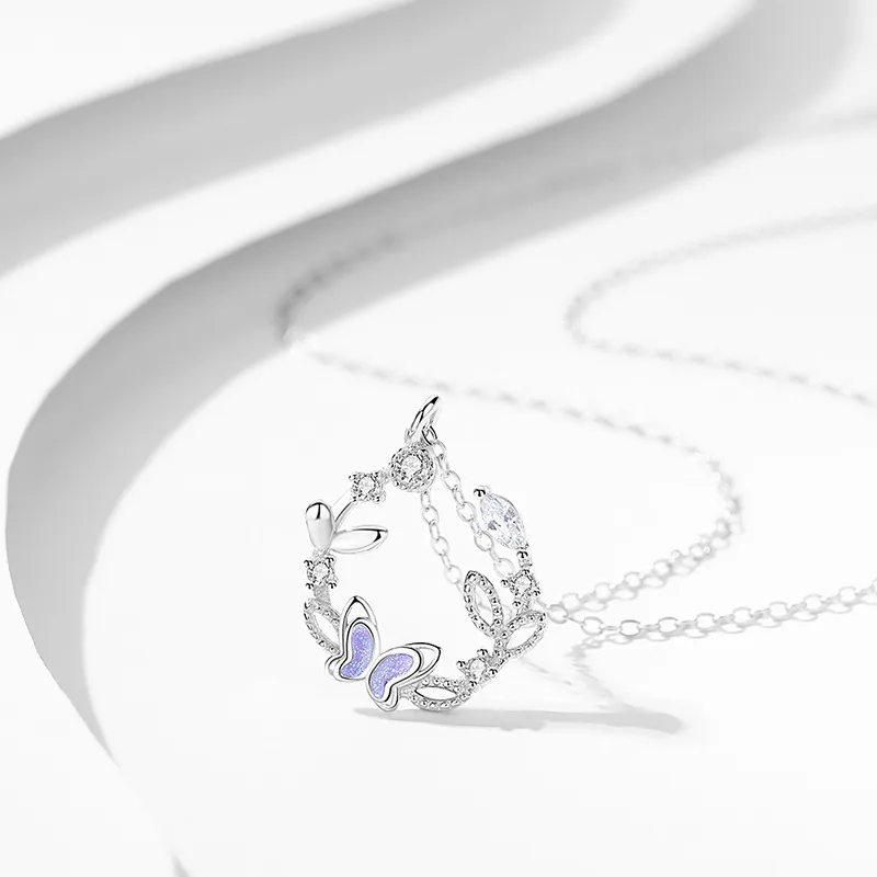 KEMLAIDA 925 Sterling Silver Necklaces Women's-4