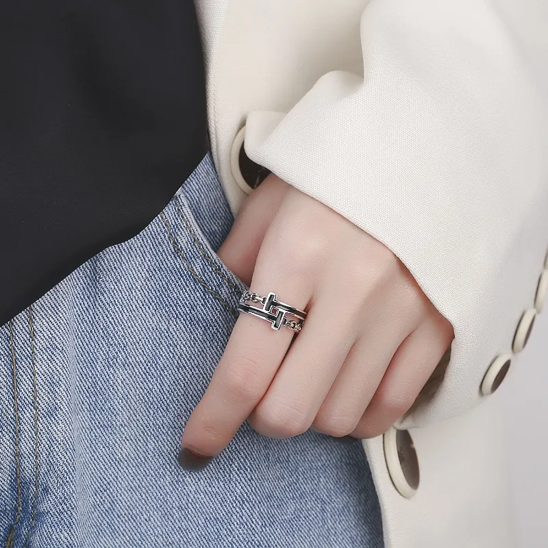 KEMLAIDA S925 Silver Rings Unisex-4