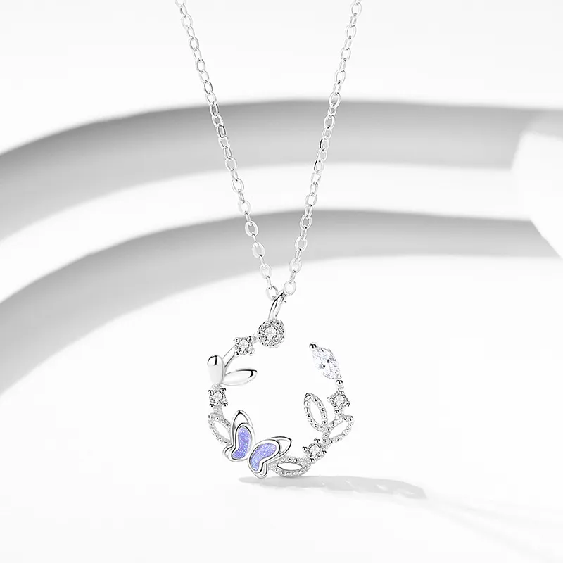 KEMLAIDA 925 Sterling Silver Necklaces Women's-3
