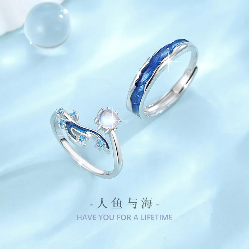 KEMLAIDA 925 Sterling Silver Rings Unisex-1