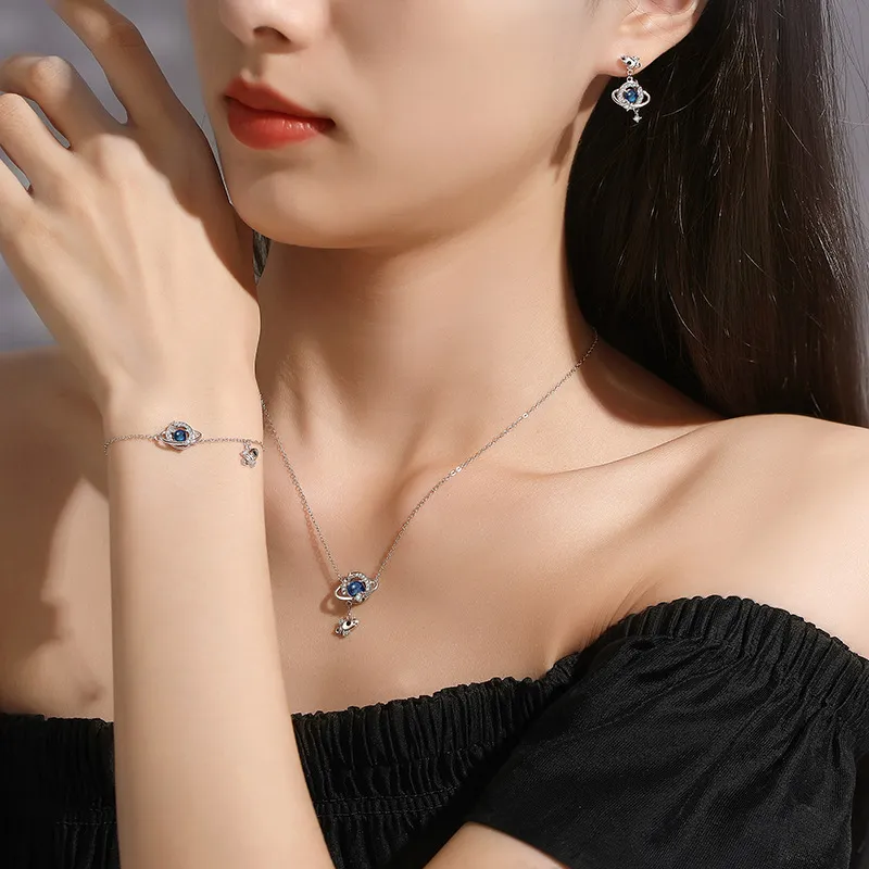 KEMLAIDA S925 Silver Earrings Women's-3