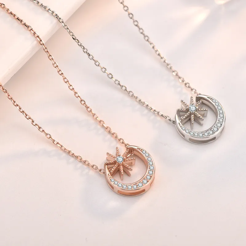 KEMLAIDA 925 Sterling Silver Necklaces Women's-3