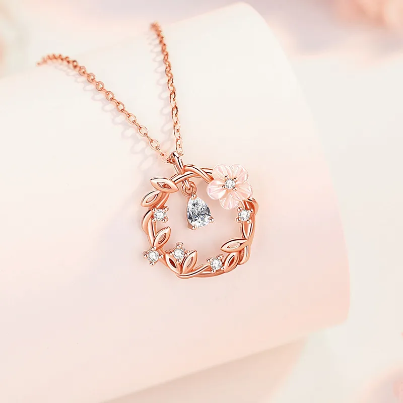 KEMLAIDA 925 Sterling Silver Necklaces Women's-4
