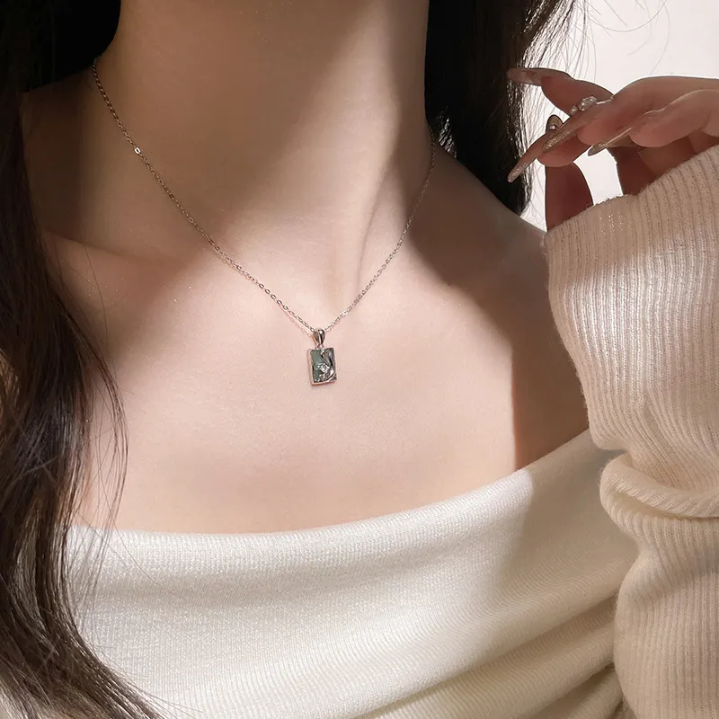 KEMLAIDA S925 Silver Necklaces Women's-3