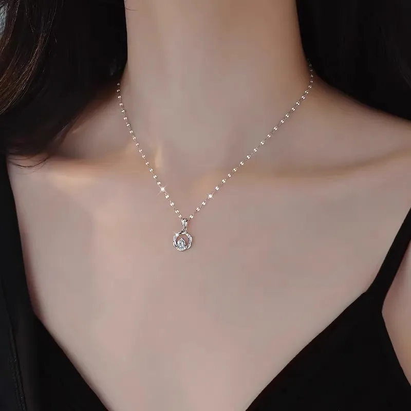 KEMLAIDA 999 Fine Silver Necklaces Women's-4