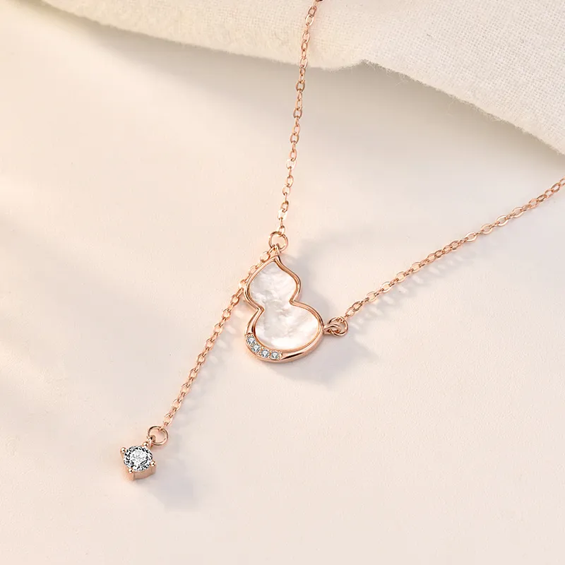 KEMLAIDA 925 Silver Fritillary Necklaces Women's-3