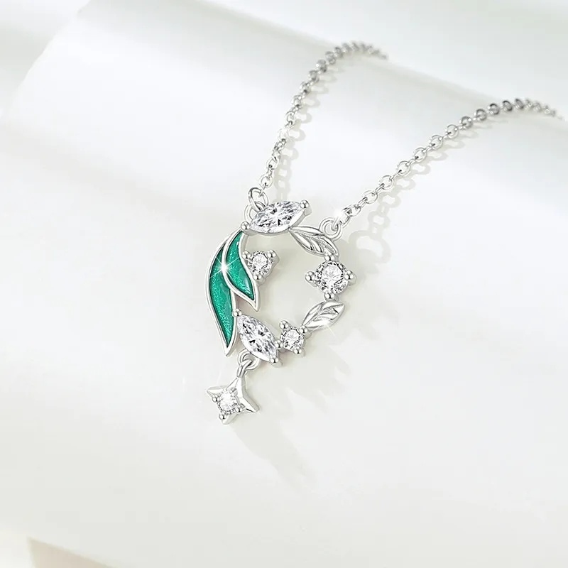 KEMLAIDA 925 Sterling Silver Necklaces Women's-2