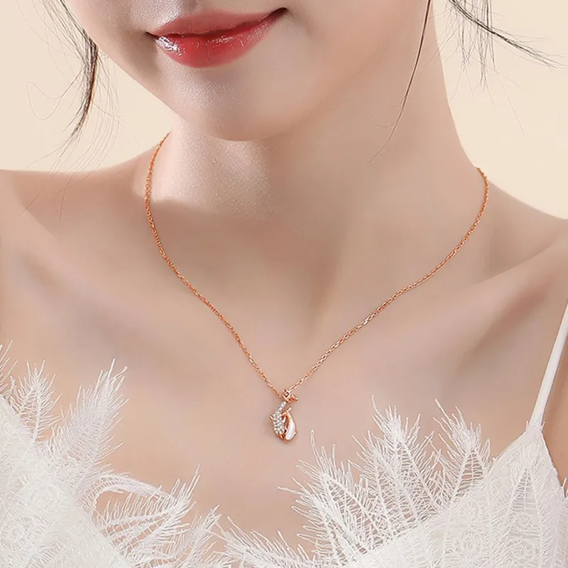 KEMLAIDA 999 Fine Silver Necklaces Women's-2