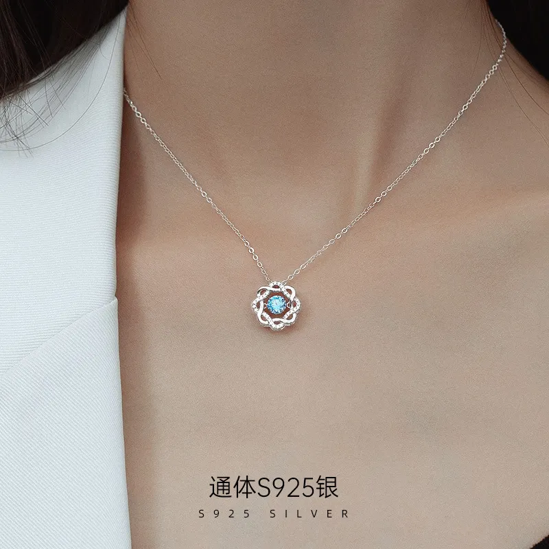 KEMLAIDA 925 Sterling Silver Necklaces Women's-2