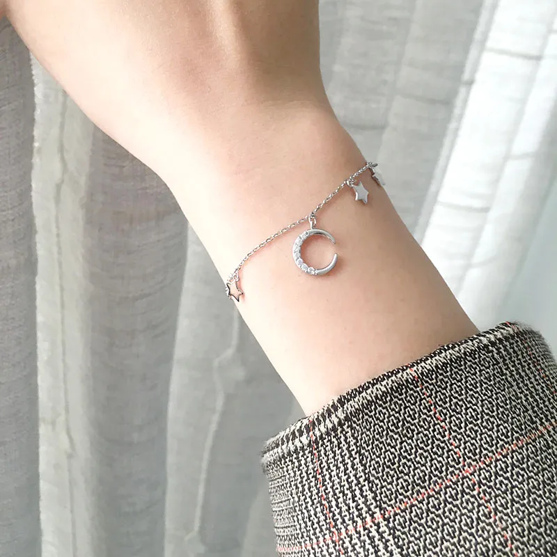 KEMLAIDA 925 Sterling Silver Bracelets Women's-2