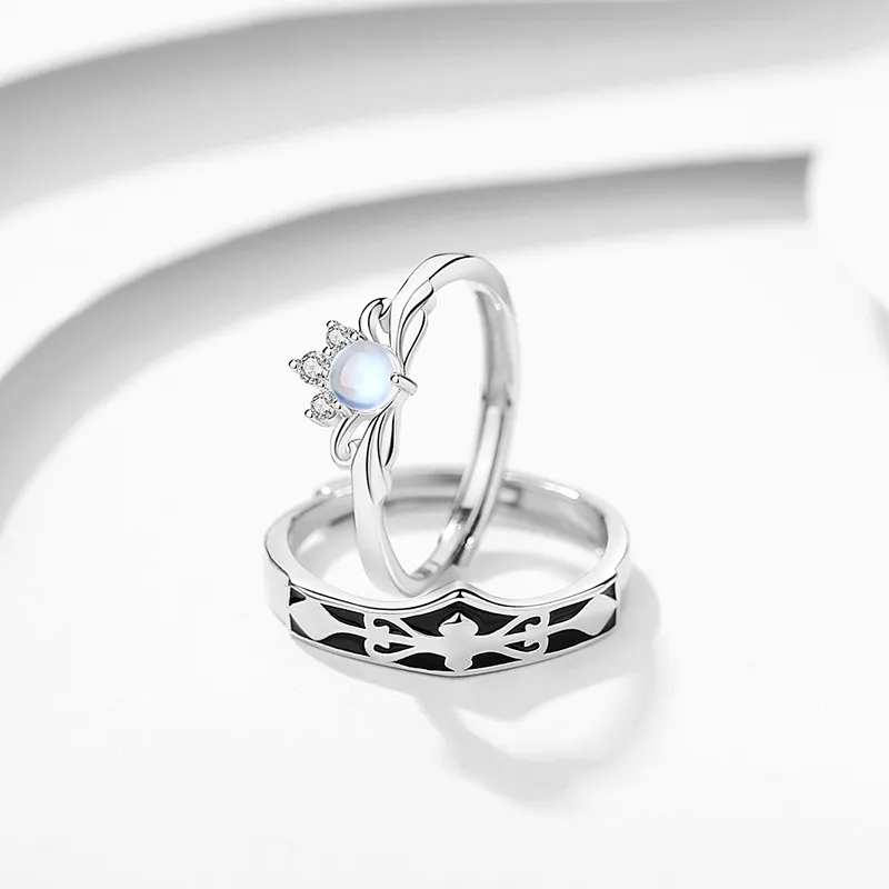 KEMLAIDA S925 Silver Rings Unisex-3
