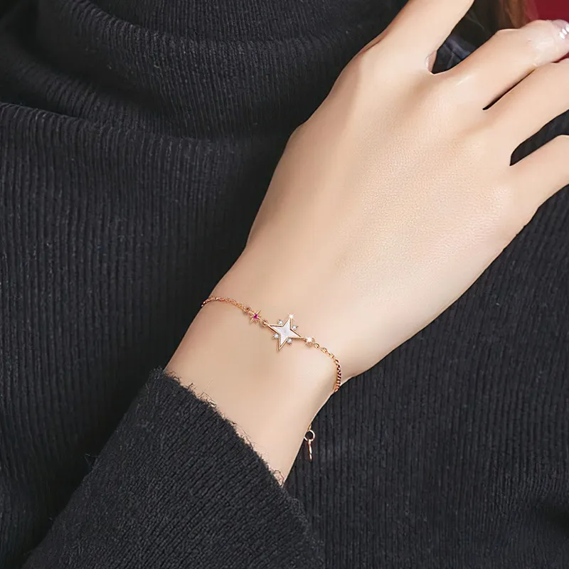 KEMLAIDA 925 Sterling Silver Bracelets Women's-2