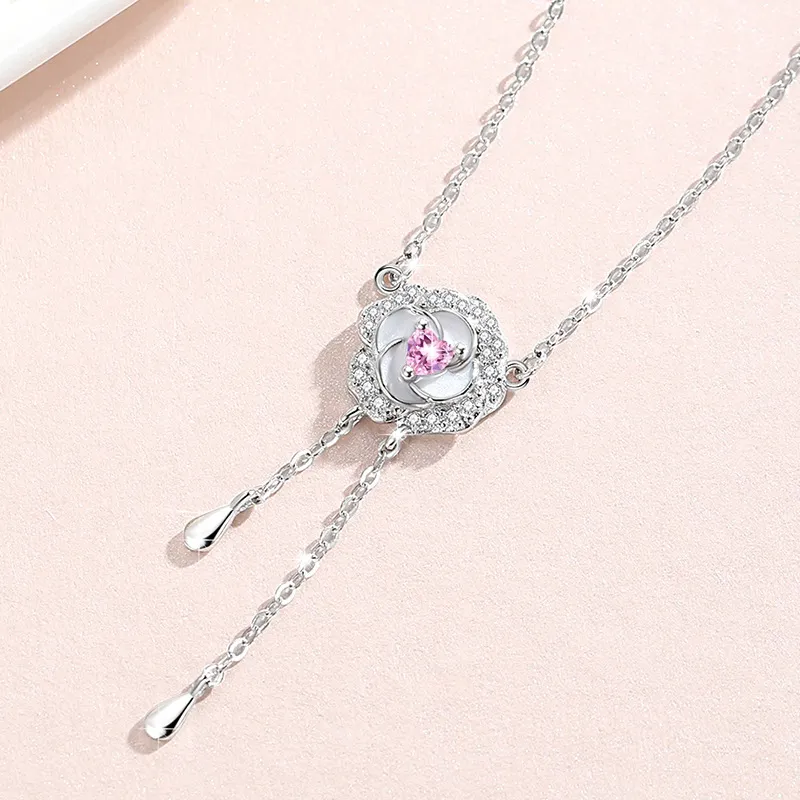KEMLAIDA S925 Silver Necklaces Women's-4