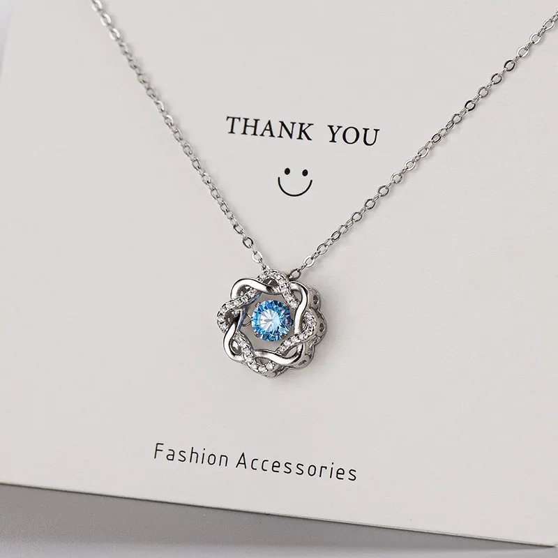 KEMLAIDA 925 Sterling Silver Necklaces Women's-6