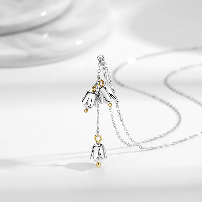 KEMLAIDA 925 Sterling Silver Necklaces Women's-3