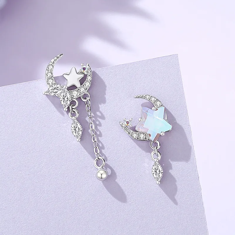 KEMLAIDA S925 Silver Earrings Women's-2