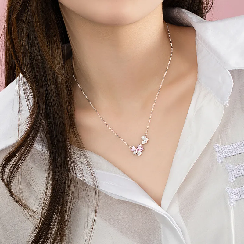 KEMLAIDA 925 Sterling Silver Necklaces Women's-2
