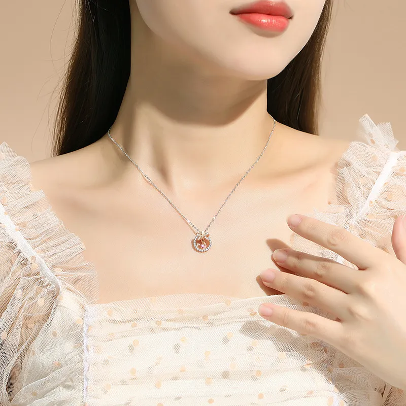 KEMLAIDA 925 Sterling Silver Necklaces Women's-2