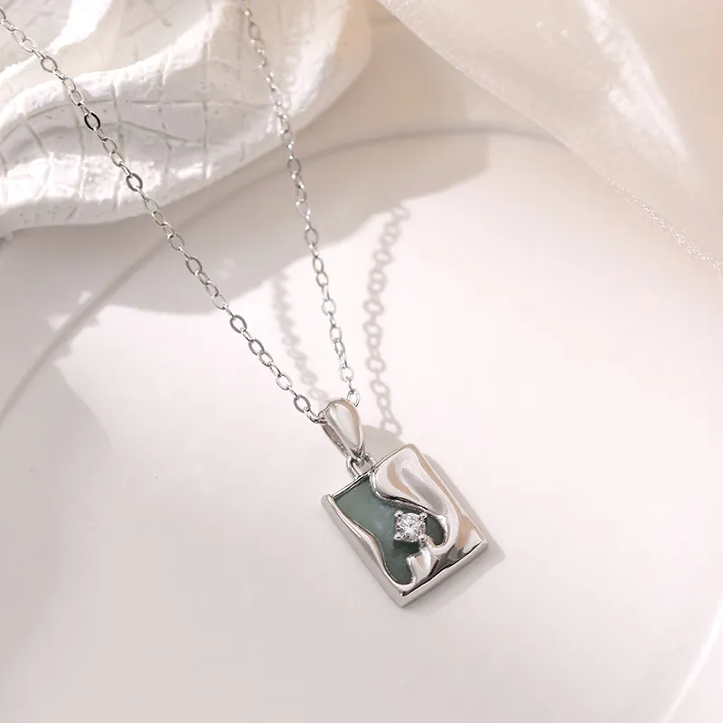 KEMLAIDA S925 Silver Necklaces Women's-2