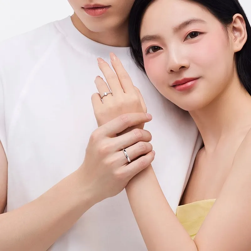 KEMLAIDA 925 Sterling Silver Rings Unisex-4