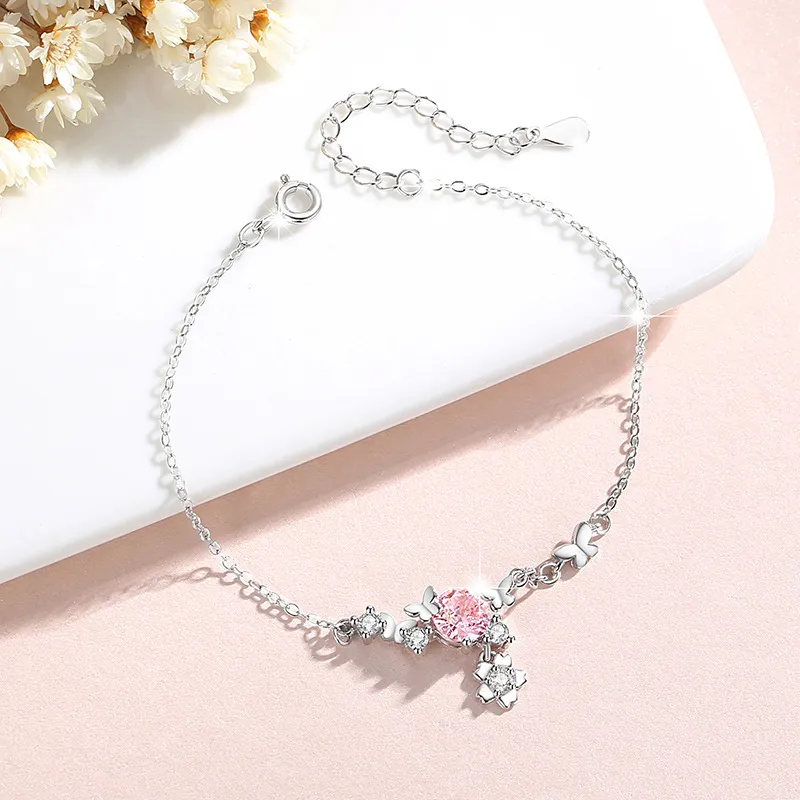 KEMLAIDA 925 Sterling Silver Bracelets Women's-4