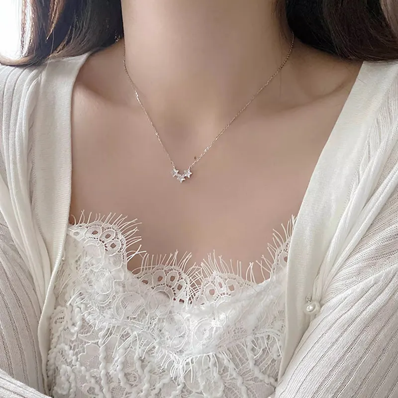 KEMLAIDA 925 Sterling Silver Necklaces Women's-2