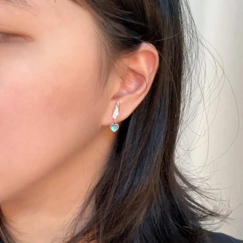 KEMLAIDA 925 Sterling Silver Stud Earrings Women's-2