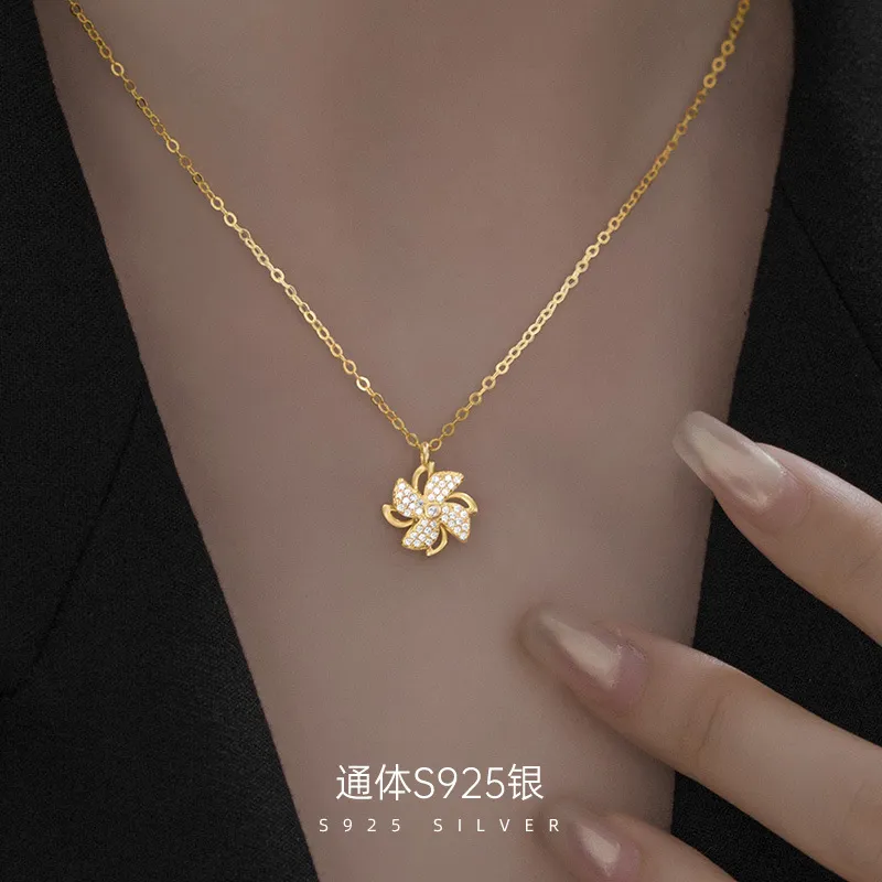 KEMLAIDA 925 Sterling Silver Necklaces Women's-4