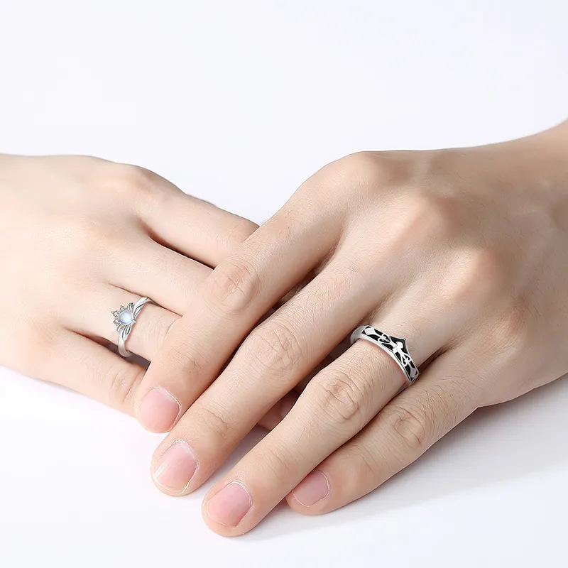 KEMLAIDA S925 Silver Rings Unisex-2