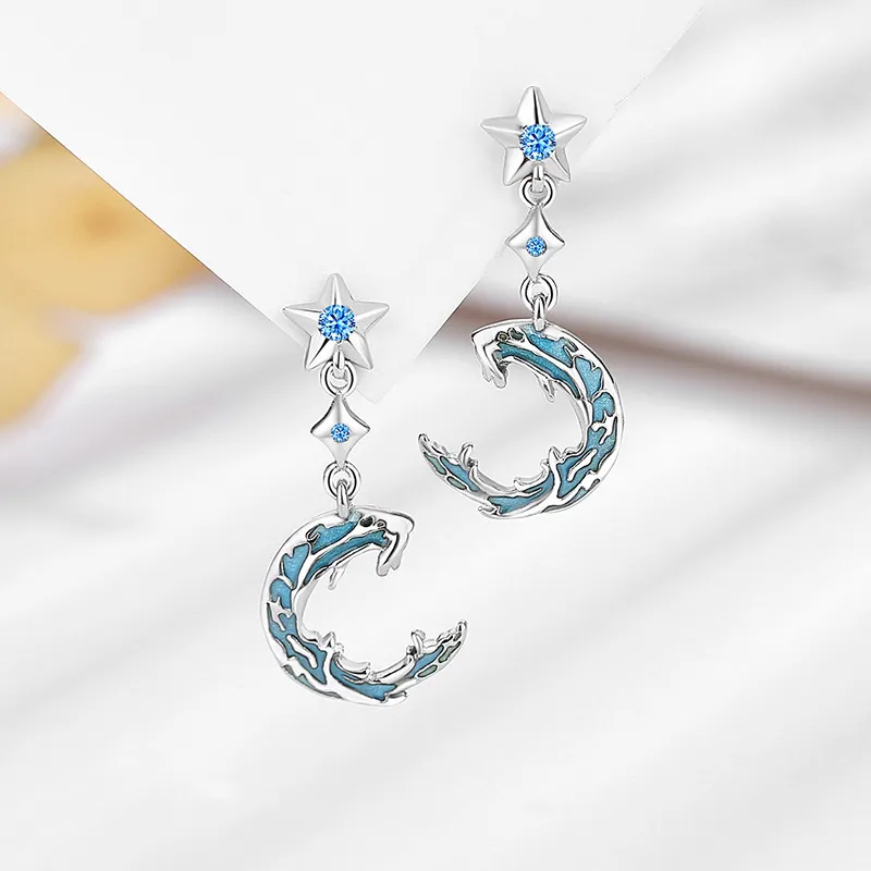 KEMLAIDA S925 Silver Earrings Women's-2