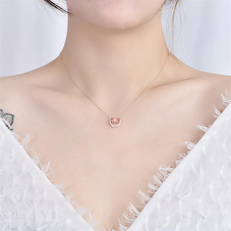 KEMLAIDA 925 Sterling Silver Necklaces Women's-2