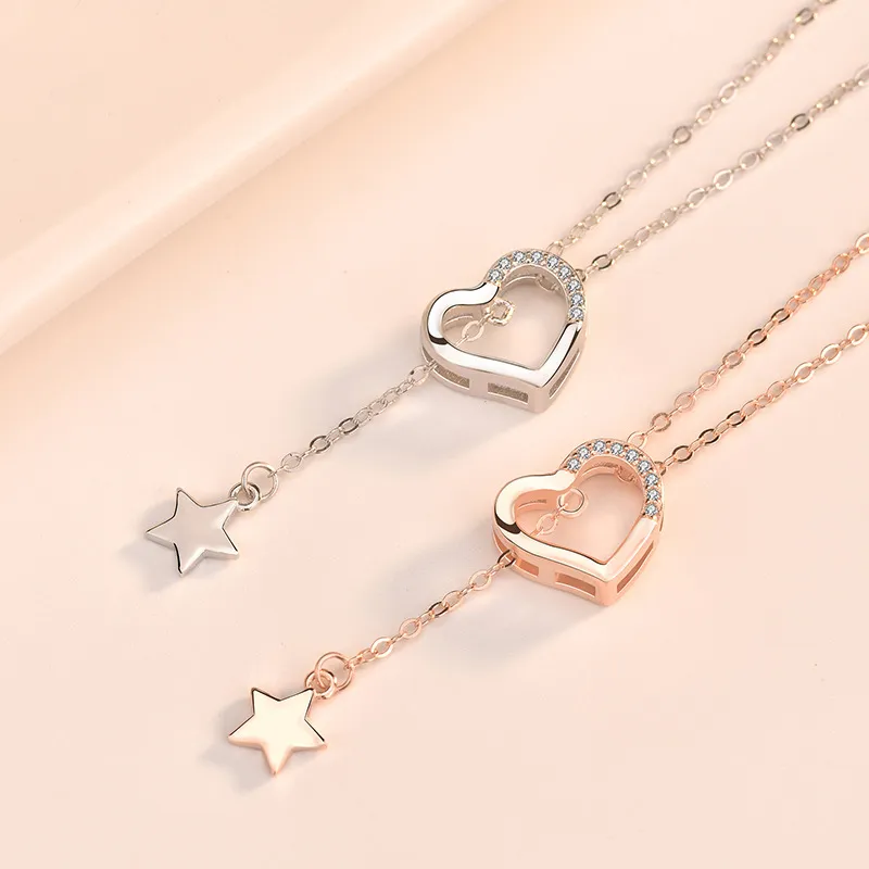 KEMLAIDA S925 Silver Necklaces Women's-3