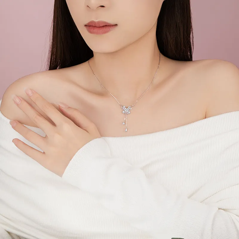 KEMLAIDA S925 Silver Necklaces Women's-2