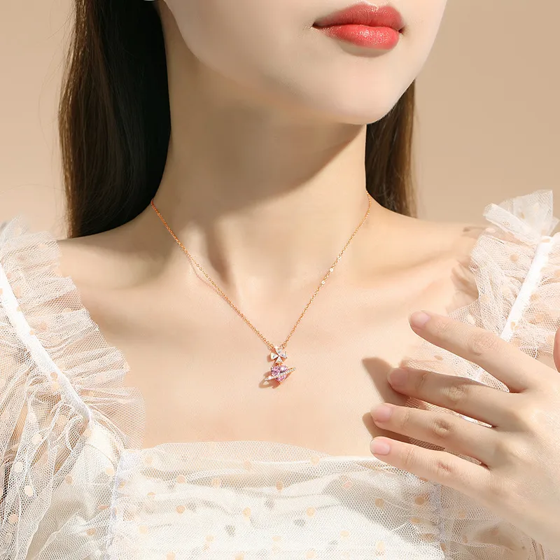 KEMLAIDA S925 Silver Necklaces Women's-2
