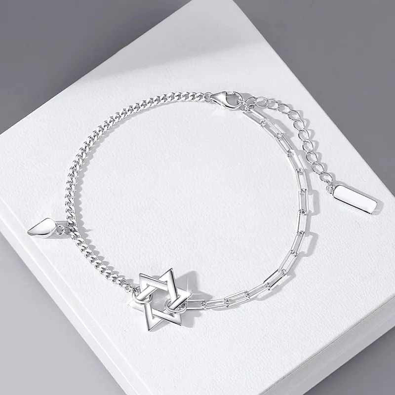 KEMLAIDA S925 Silver Bracelets Unisex-4