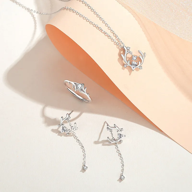 KEMLAIDA S925 Silver Necklaces Women's-4