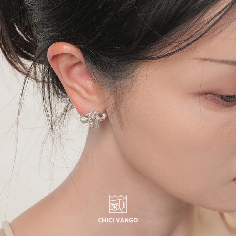 CHICI VANGO 925 Sterling Silver Stud Earrings Women's-5