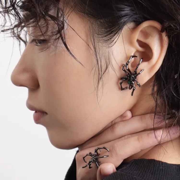 CHICI VANGO Copper Clip On Earrings Unisex-4