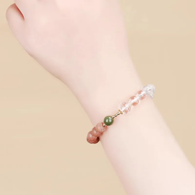 XUANJINGLONGHUSHAN Laoshan Sandalwood Bracelets Unisex-2